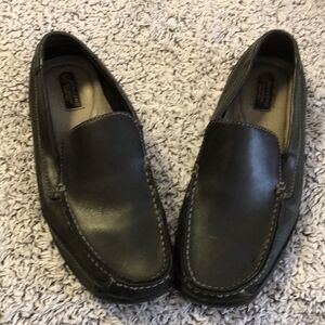 Dockers Sz10 Navy Casual Leather Slip On Loafer